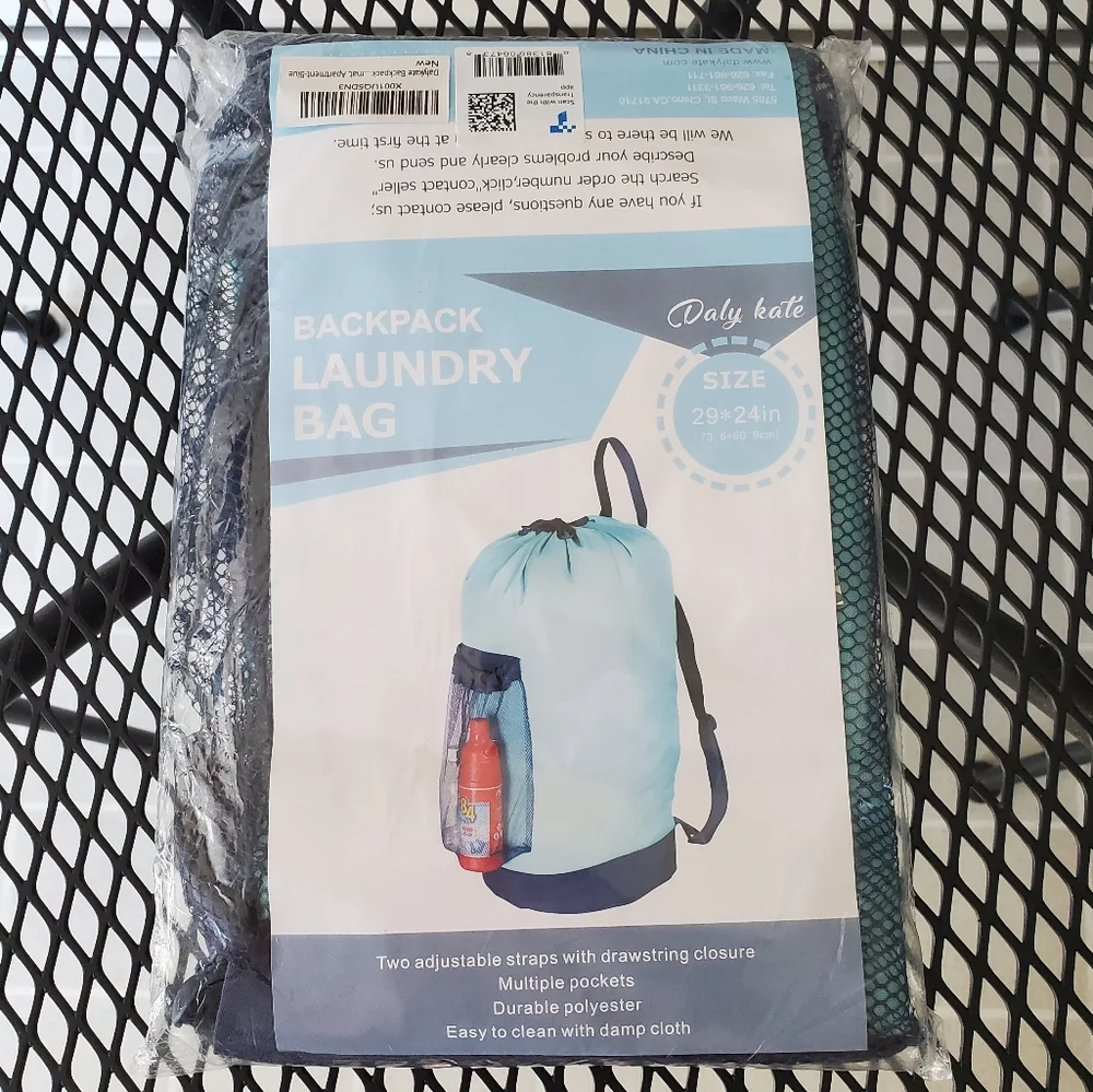 Mesh Backpack Laundry Bag